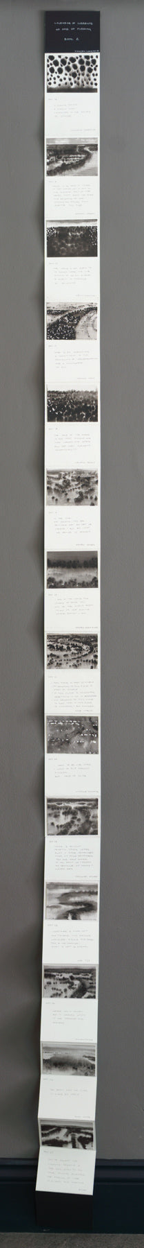 Calender of Currents: 40 Days of Flooding, 2023 by Hanien Conradie