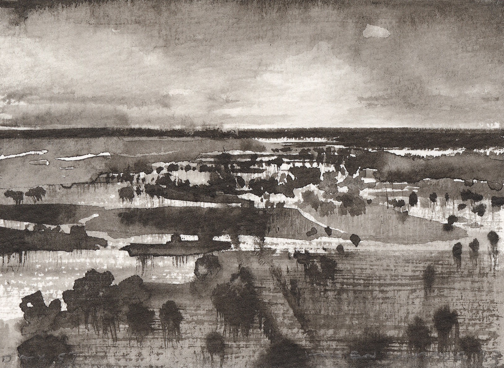 Calender of Currents: 40 Days of Flooding, 2023 by Hanien Conradie