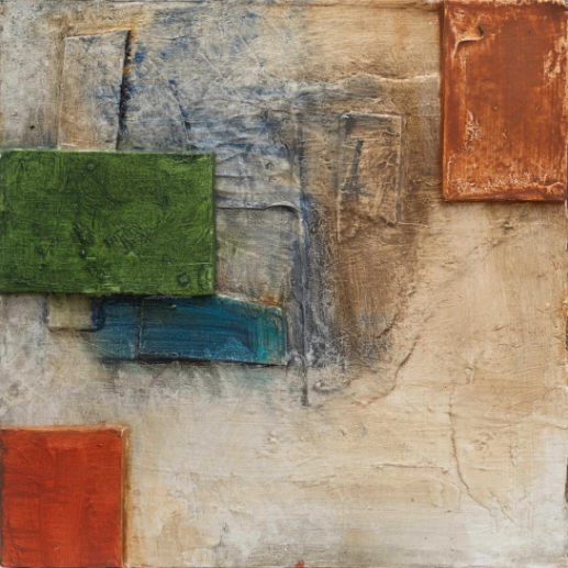 Abstract Red Green Yellow and Blue, 2024