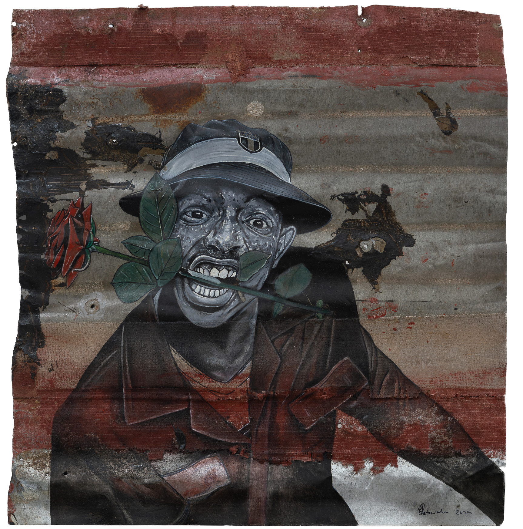 Pantsula with a Flower, 2025 by Sello Letswalo